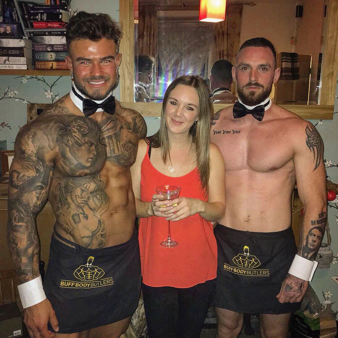 Semi Naked Butlers, Buff Body Butlers
